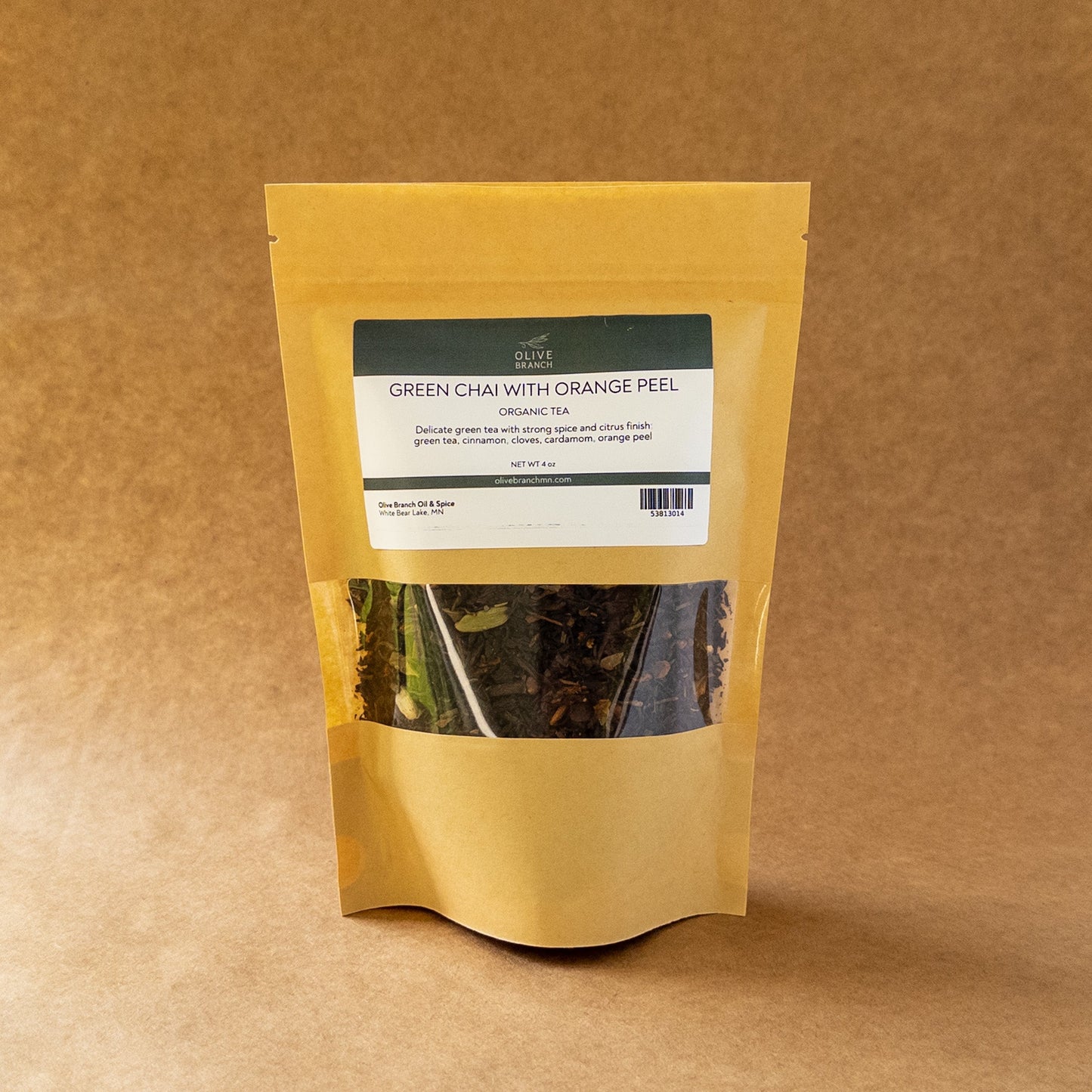 Green Chai with Orange Peel