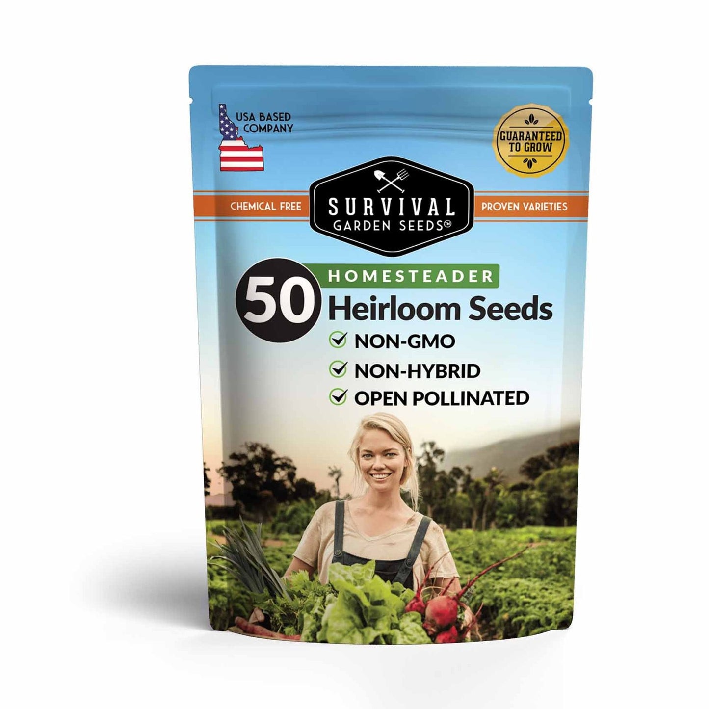 Homestead Garden Collection – 50 Essential Seeds for Self-Reliant Living