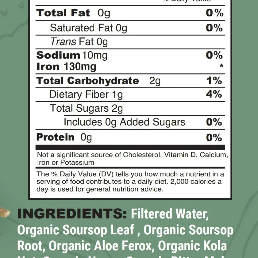 Organic Moringa + Soursop Liquid – Immune, Detox & Cell Support