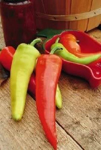 300 HUNGARIAN HOT Wax PEPPER (Hot Banana Pepper) Capsicum Annuum Vegetable Seeds