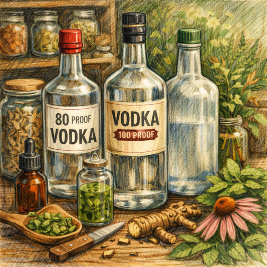The Best Vodka for Making Herbal Tinctures (And Why It Matters)