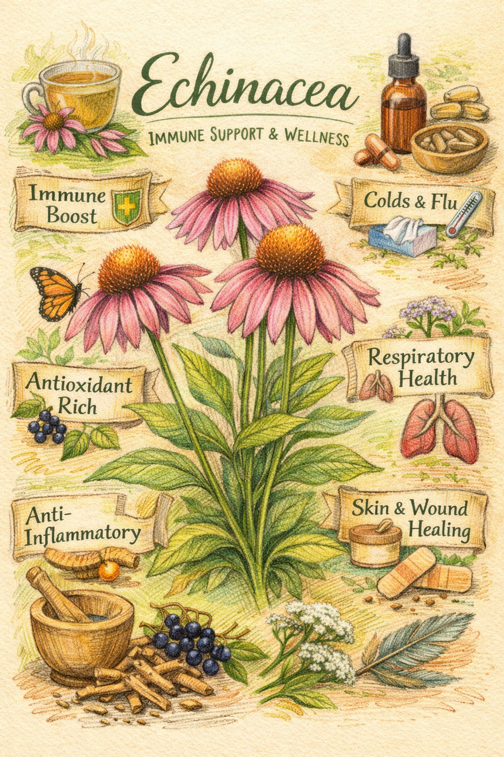 The Medicinal Perennial Powerhouse--Echinacea
