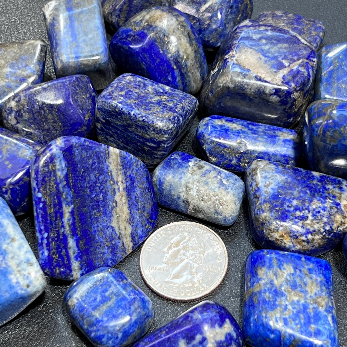 Lapis Lazuli Tumbled Stones Mixed Quality (By The Piece or Pound) Bulk Wholesale Lot