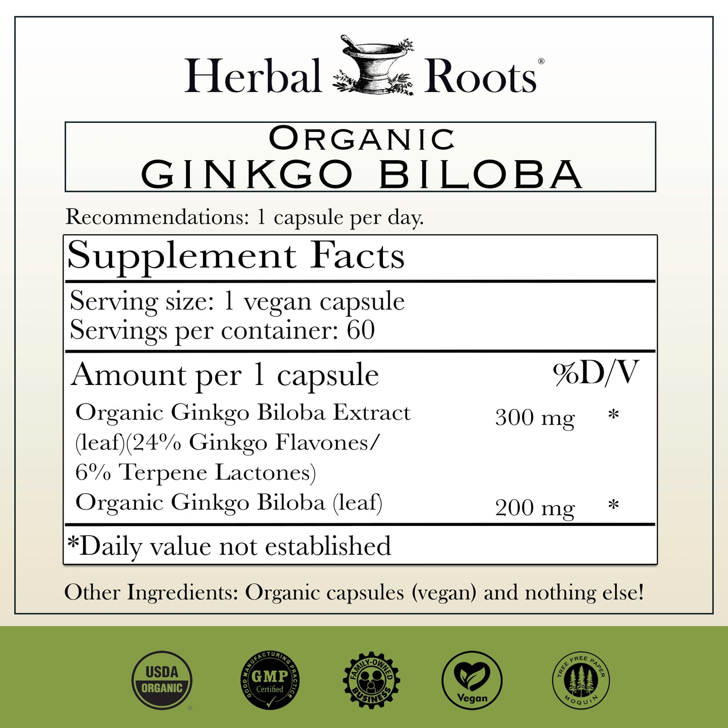 Organic Ginkgo Biloba