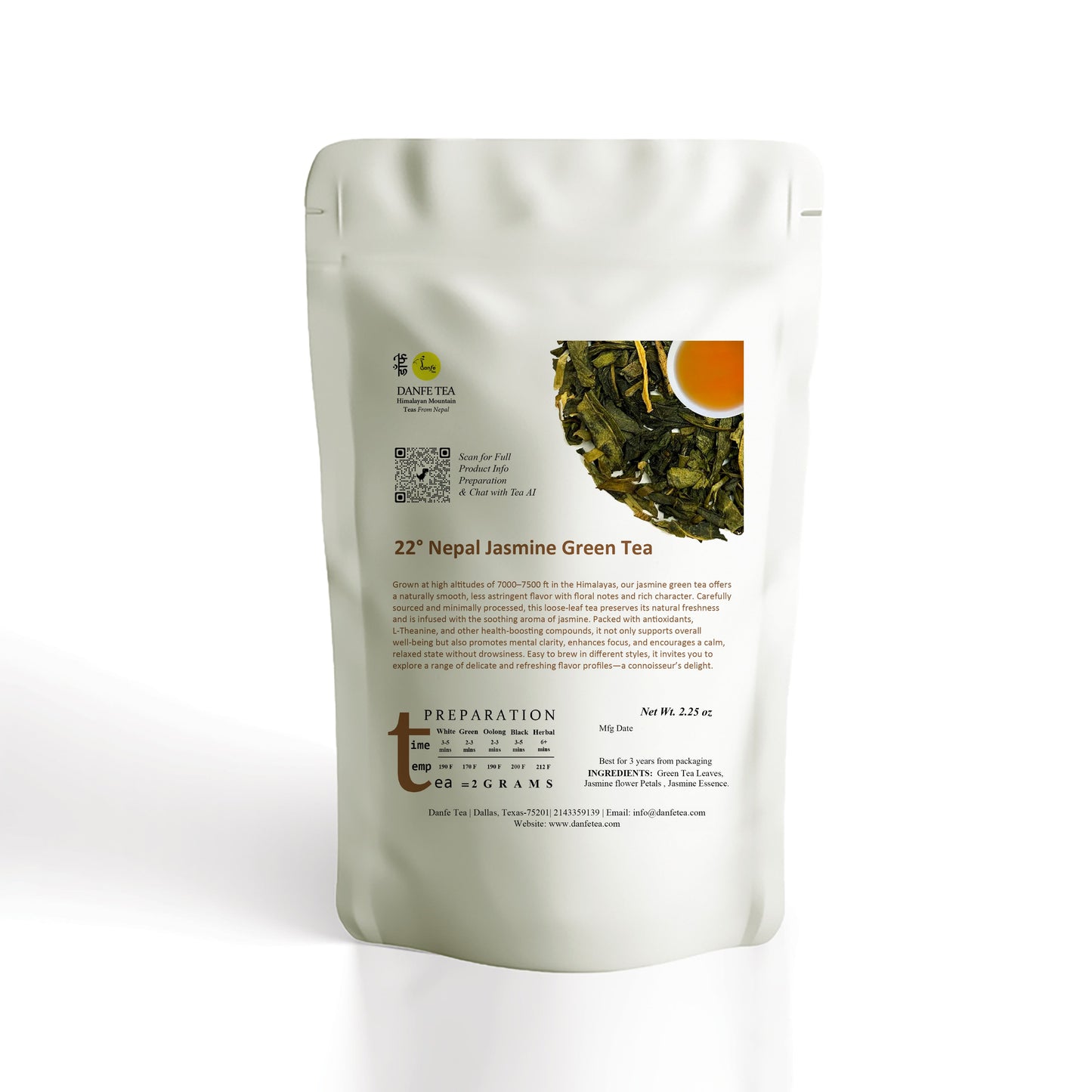 22° Nepal Jasmine Green Tea