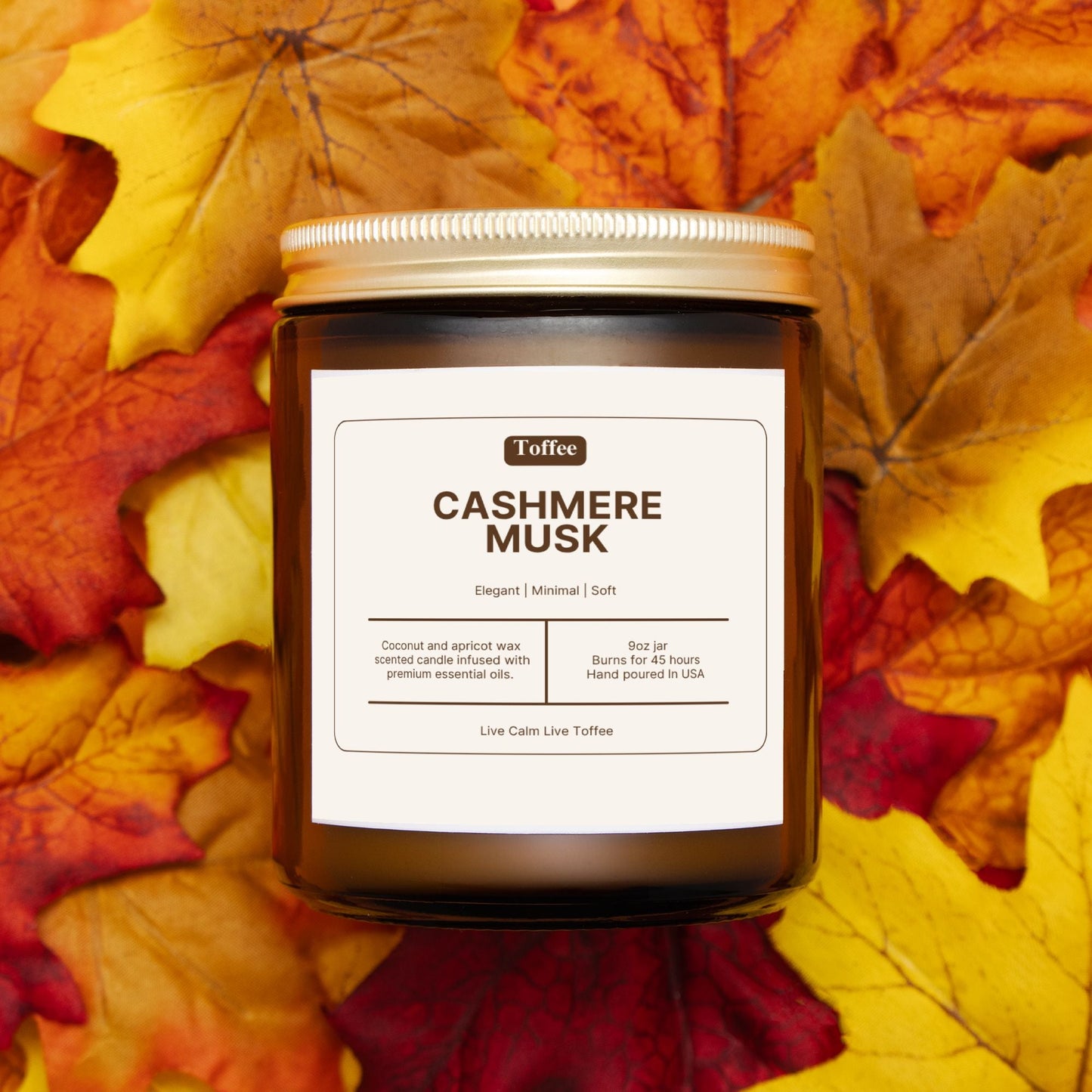 Cashmere Candle Amber Jar 9oz