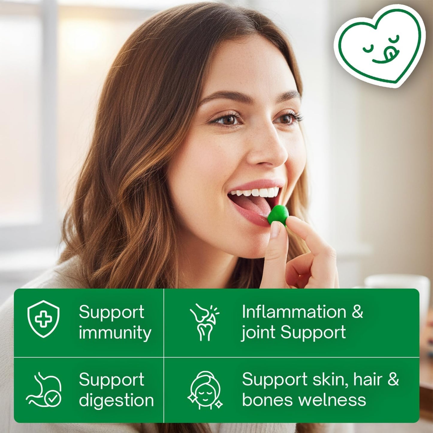 Moringa Gummies with Ginger, Turmeric & Probiotics