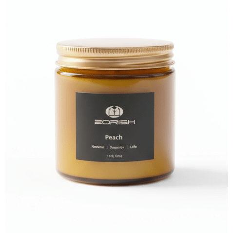 4oz Peach Scented Candle