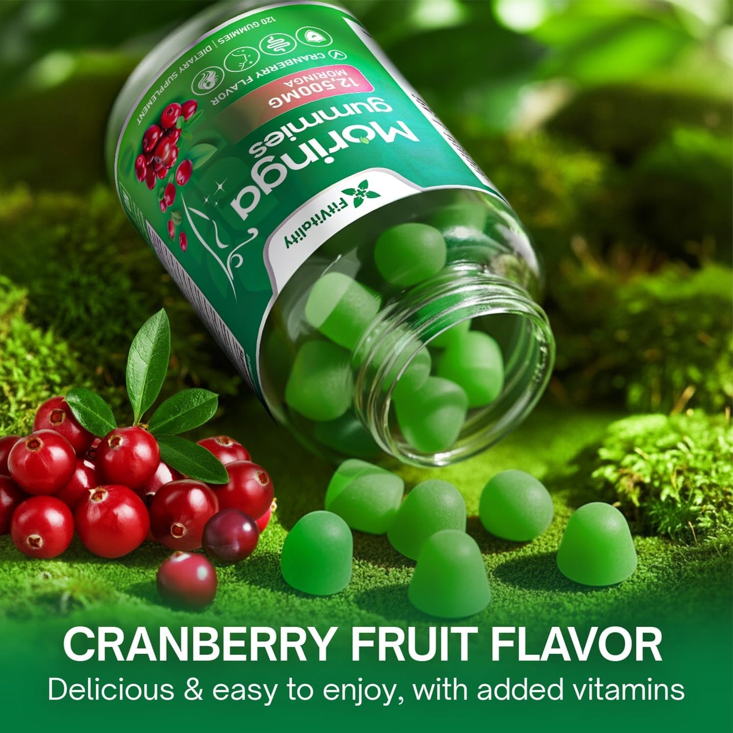 Moringa Gummies with Ginger, Turmeric & Probiotics