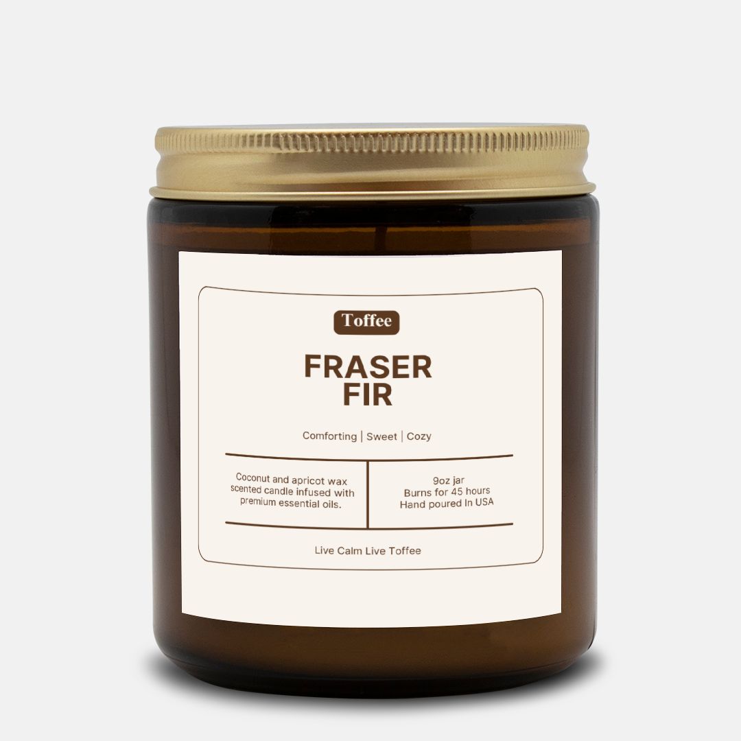 Fraser Fir Candle Amber Jar 9oz