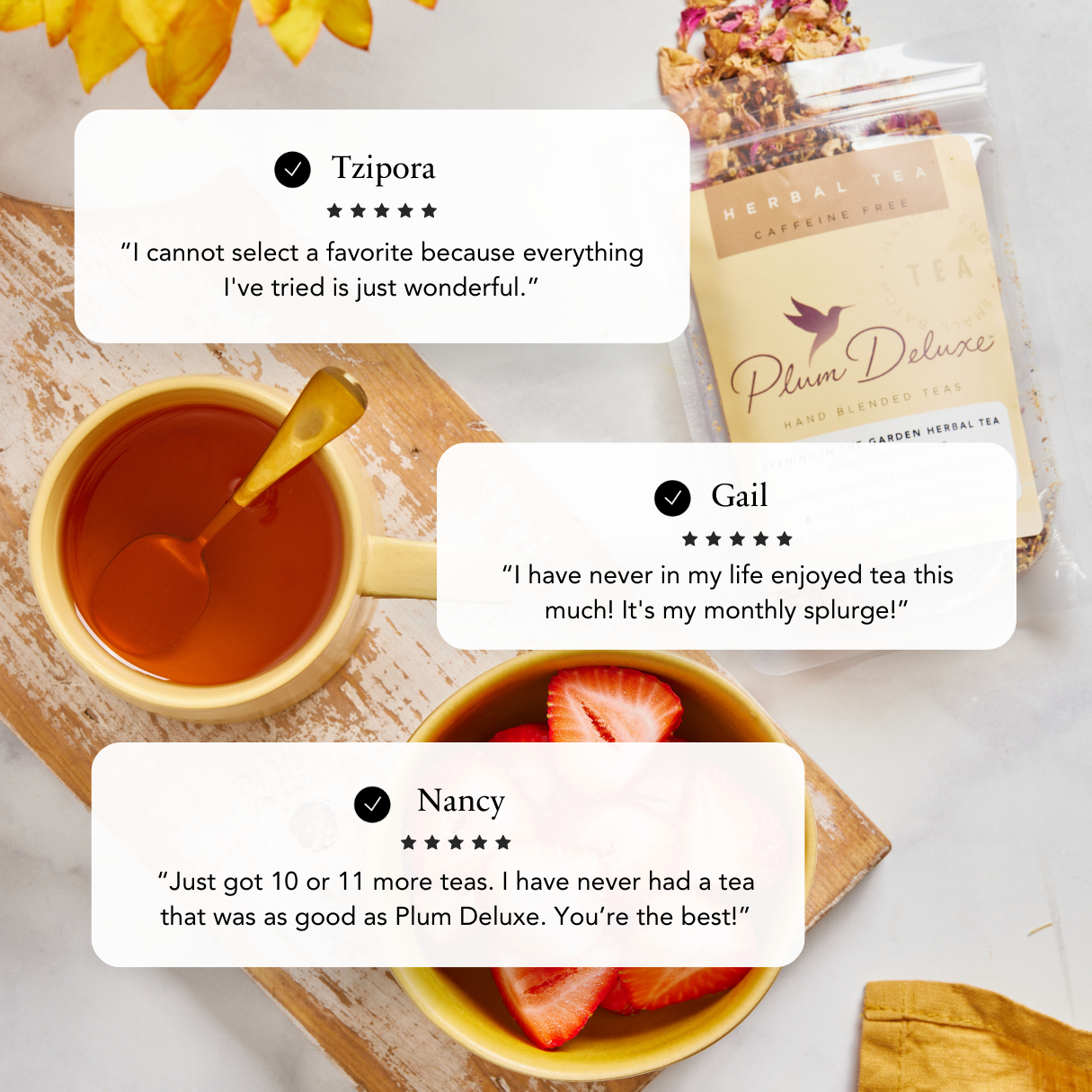 Caramel Snickerdoodle Herbal Dessert Tea