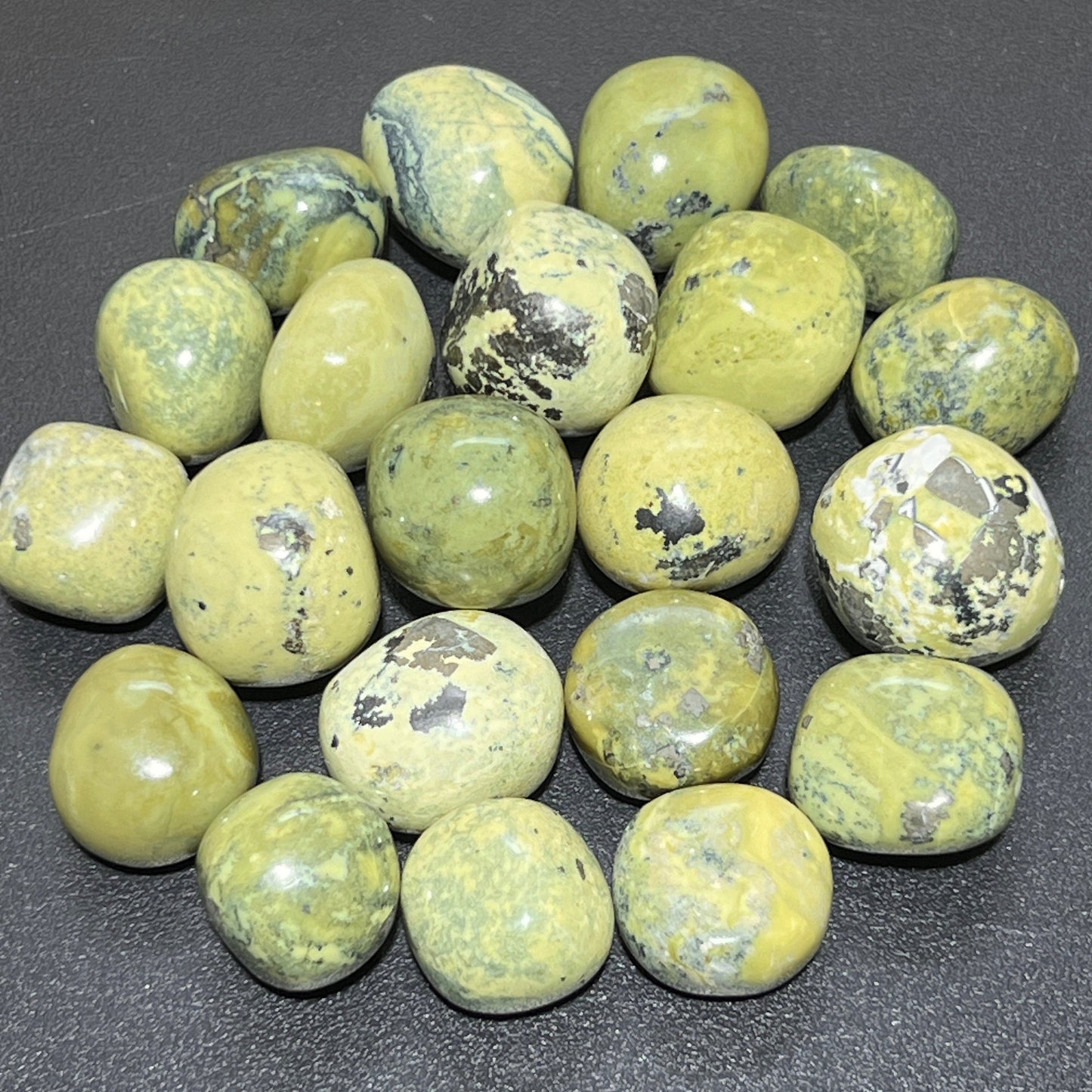Green Serpentine Tumbled Stones (By The Piece or Pound) Bulk Wholesale Lot Polished Gemstones Supply