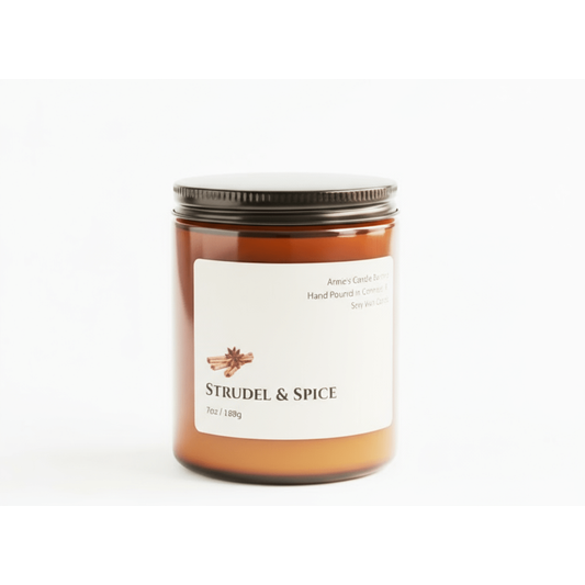 7oz Strudal and Spice Candle