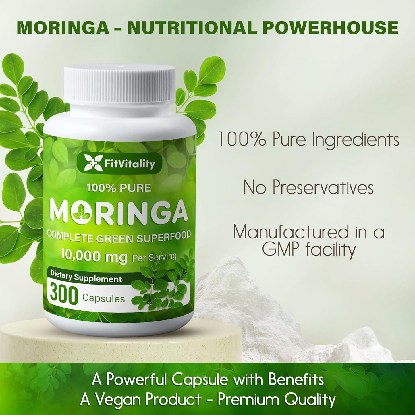 Moringa Capsules|300 Capsules