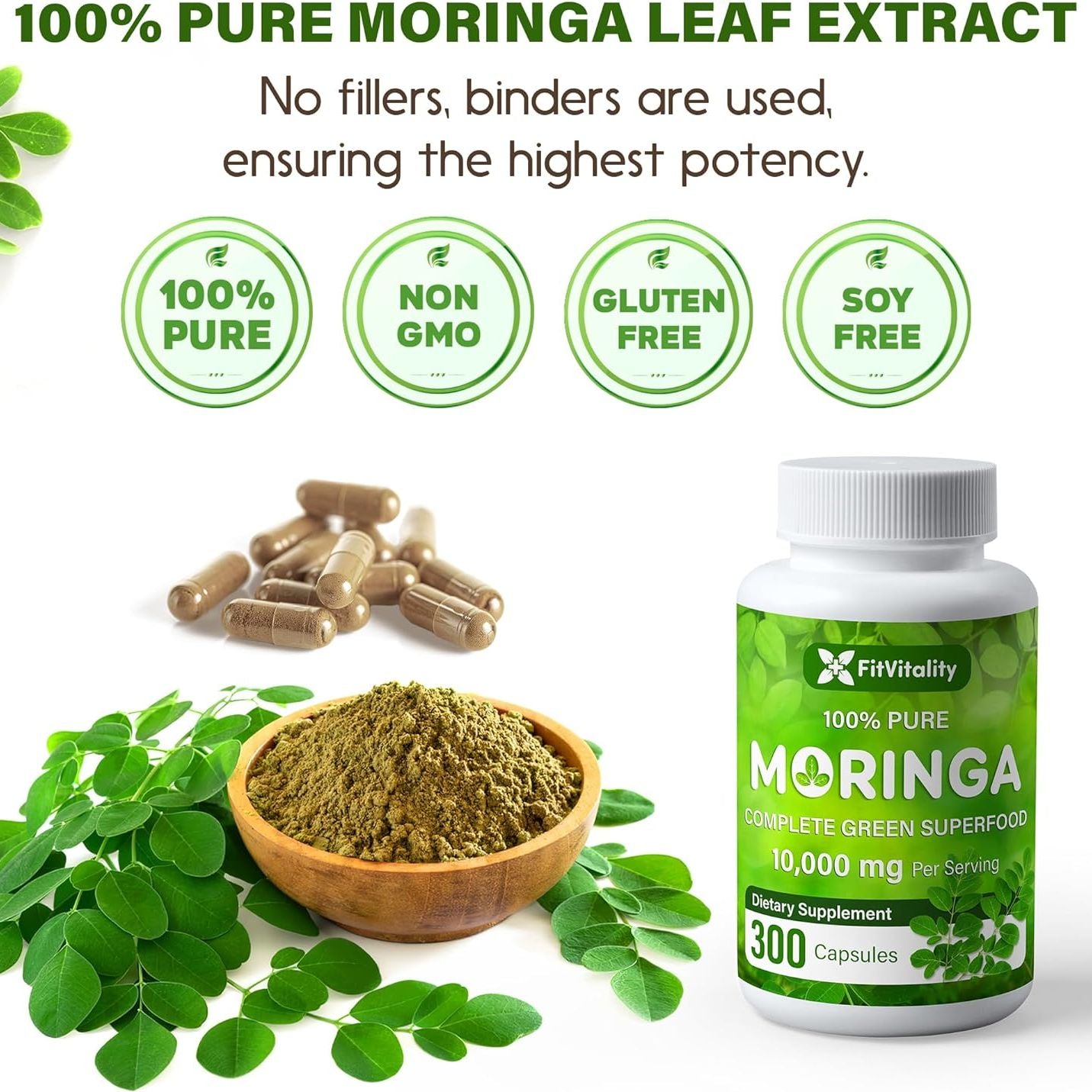 Moringa Capsules|300 Capsules