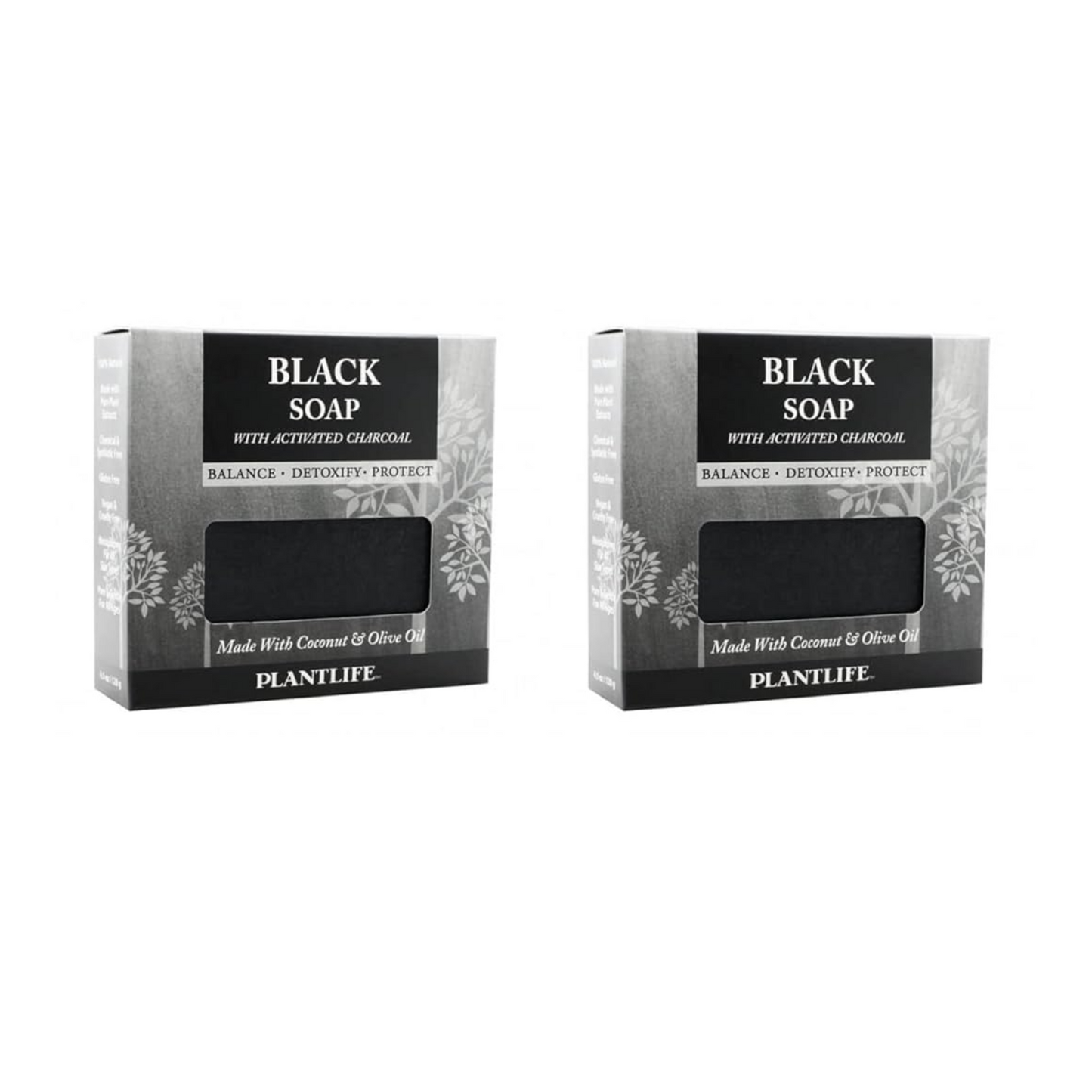 Black Bar Soap with Activated Charcoal