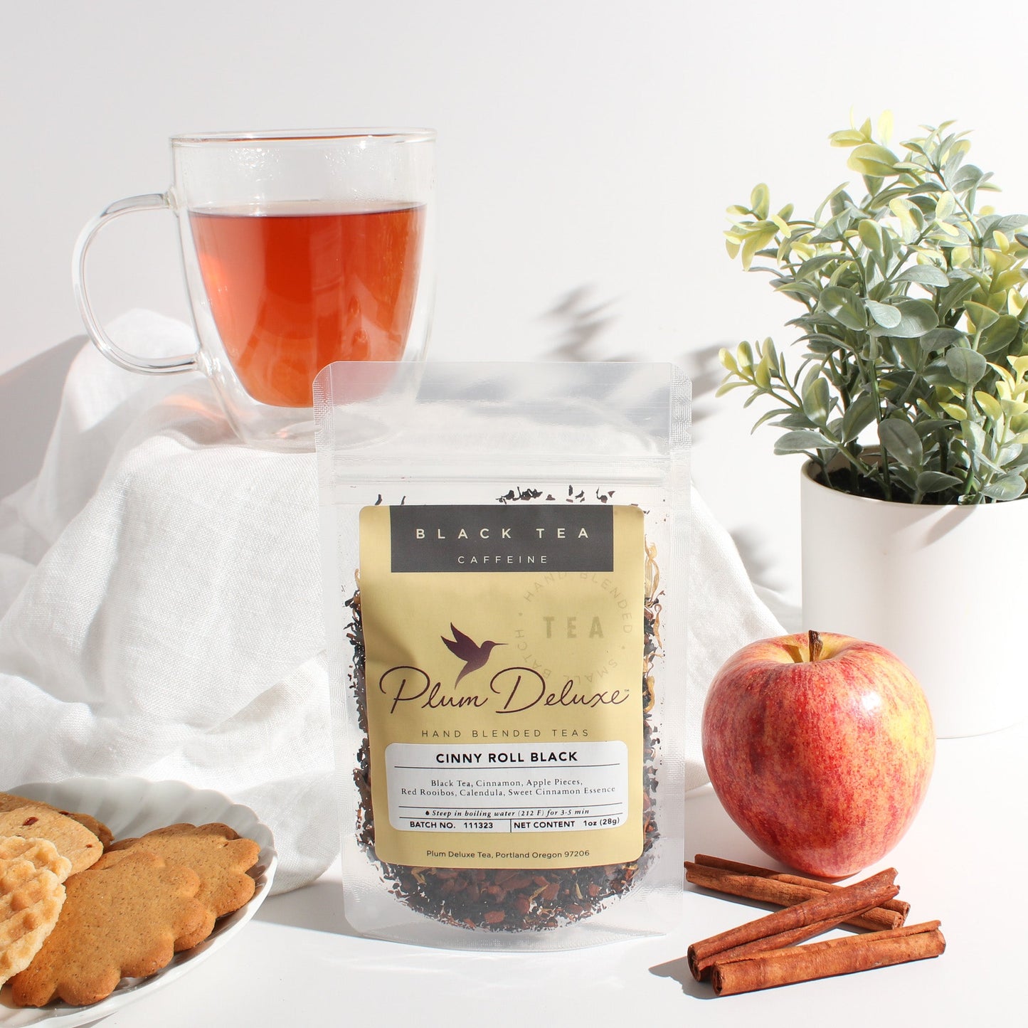 Cinny Roll Black Tea (Caramel / Apple / Cinnamon)