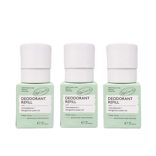 3x Deodorant Refills with Macadamia + Bergamot