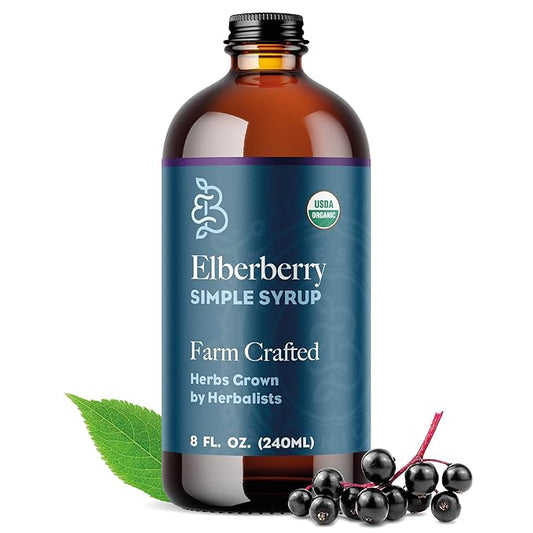 Elderberry Simple Syrup - Organic