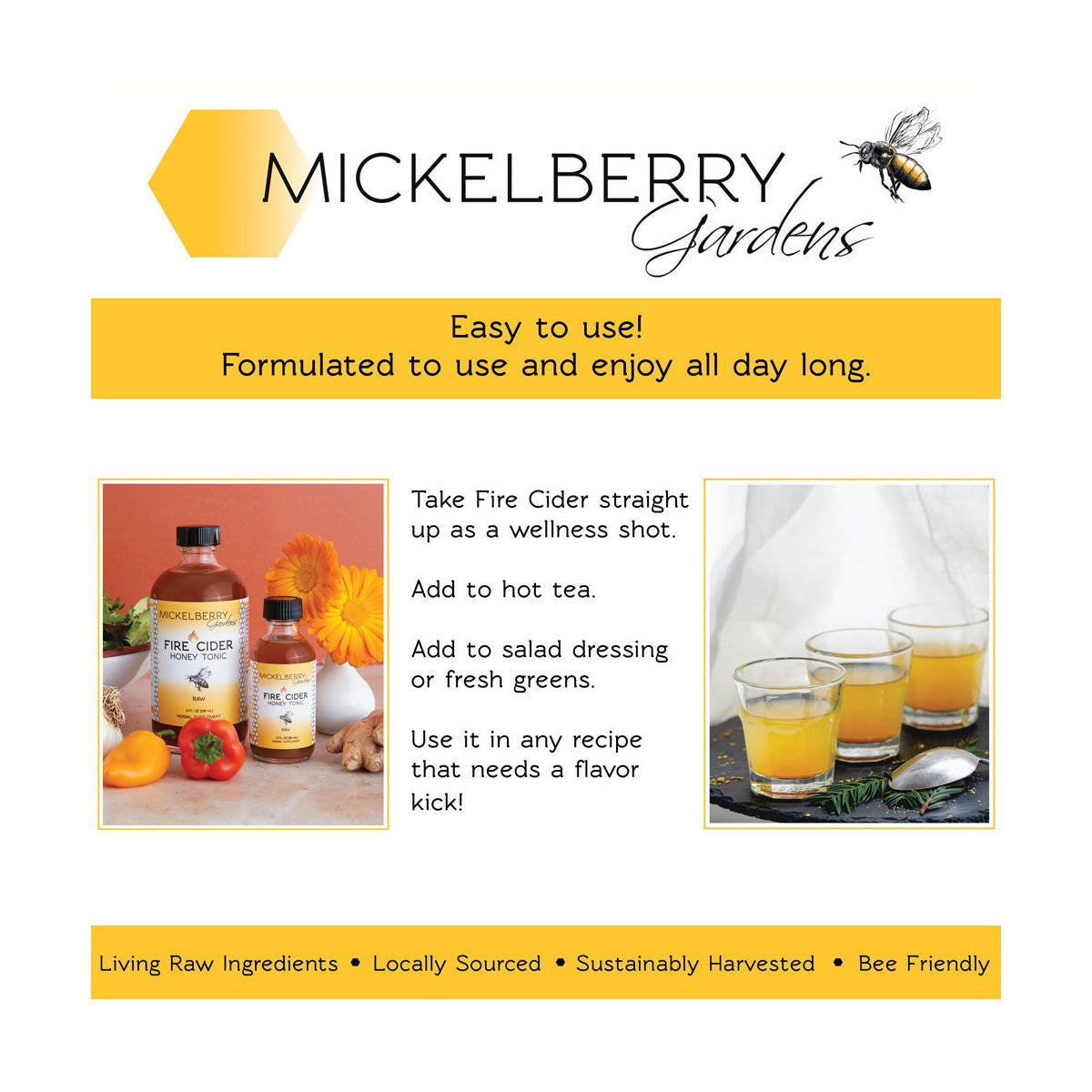 Fire Cider Honey Tonic