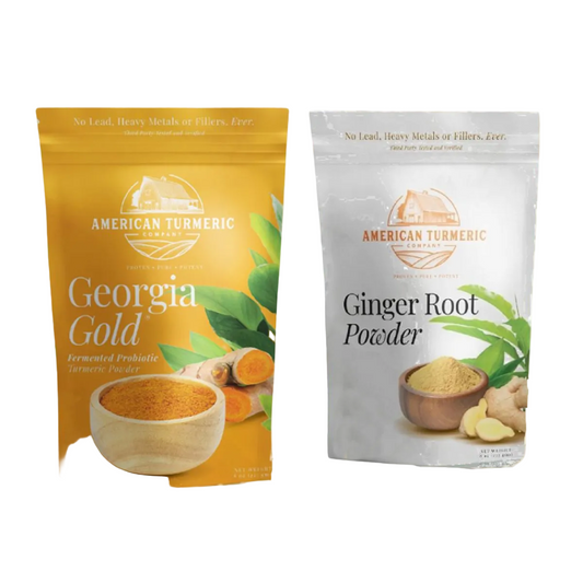 Organic Fermented Turmeric & Ginger Powder Bundle – Synergistic Clean Wellness