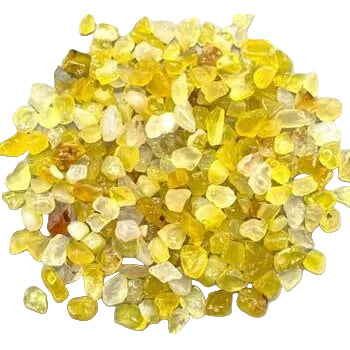 1 lb Agate, Yellow tumbled chips 5-12mm