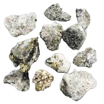 ~3# Flat of Quartz withj Aragonite & Pyrite