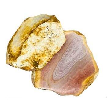 (set of 2) 1.6-2.0# Jasper, Polycrome polished 1 side