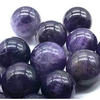 1 lb 15- 25mm Amethyst marble