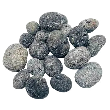 1 lb Agni, Black untumbled stones
