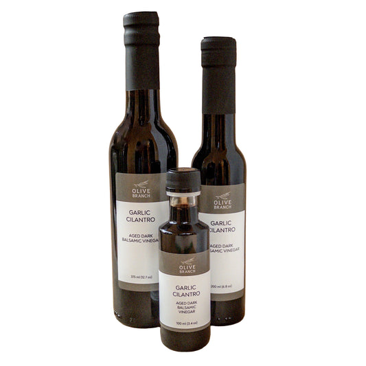 Garlic Cilantro Aged Dark Balsamic Vinegar