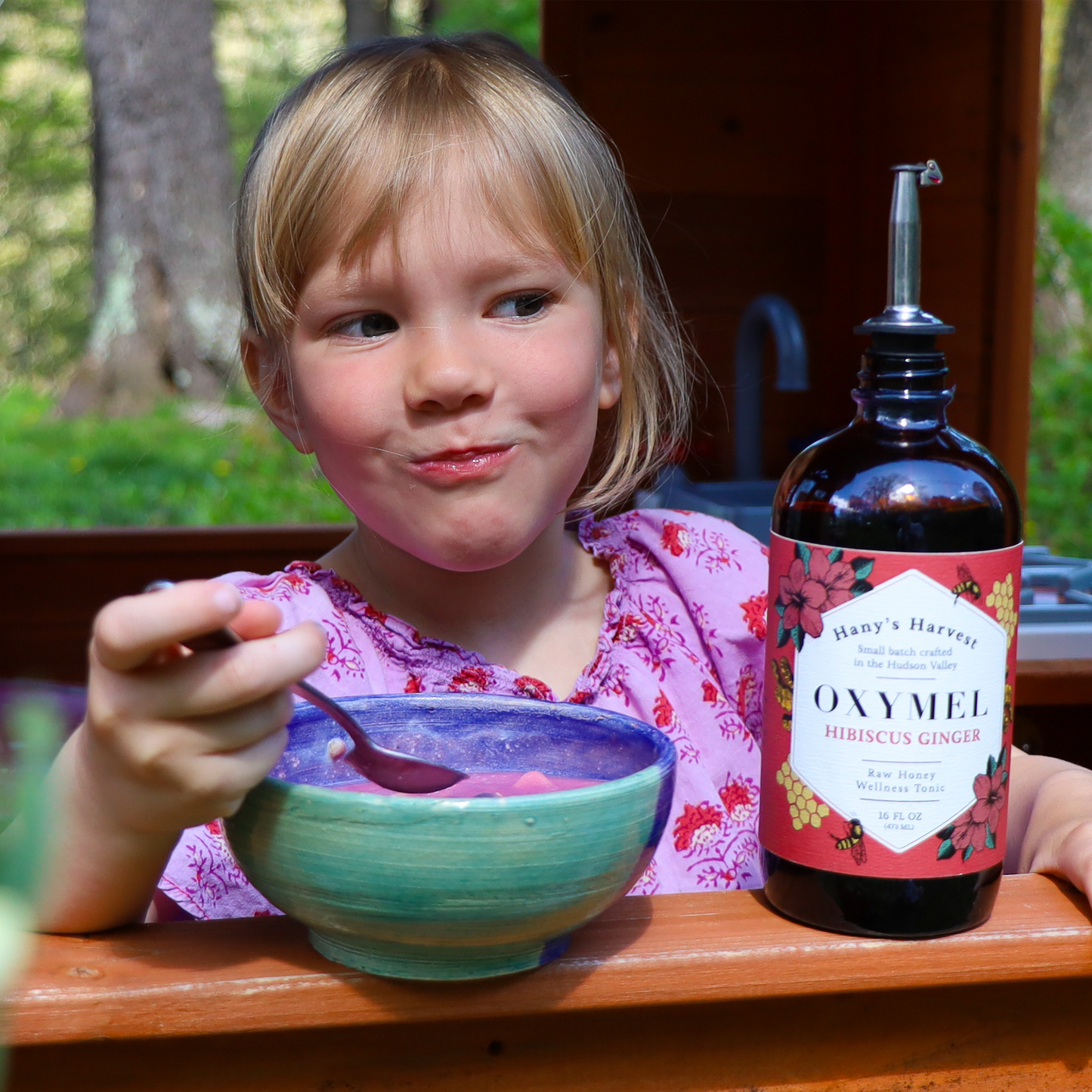 Hibiscus Ginger Herbal Syrup