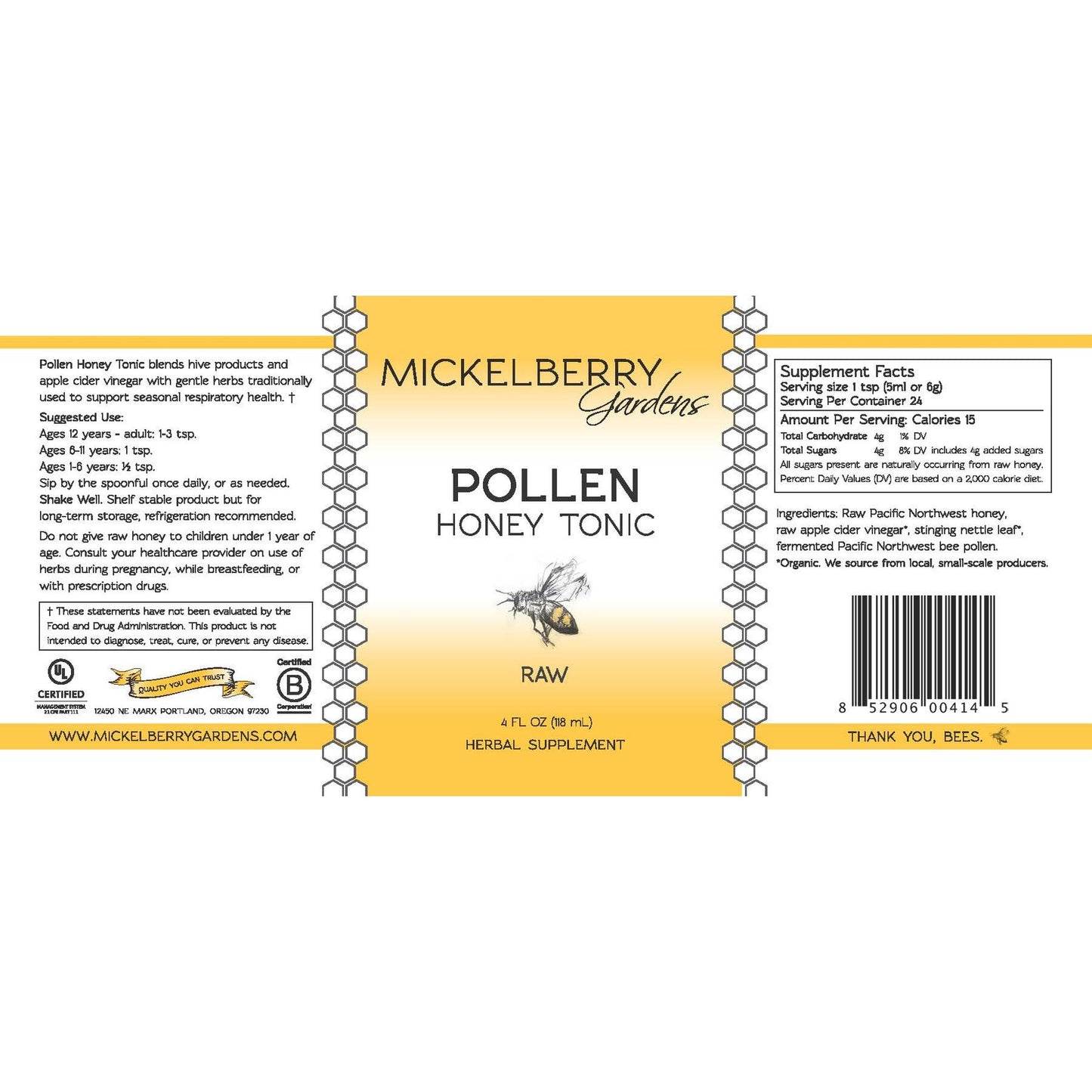 Pollen Honey Tonic