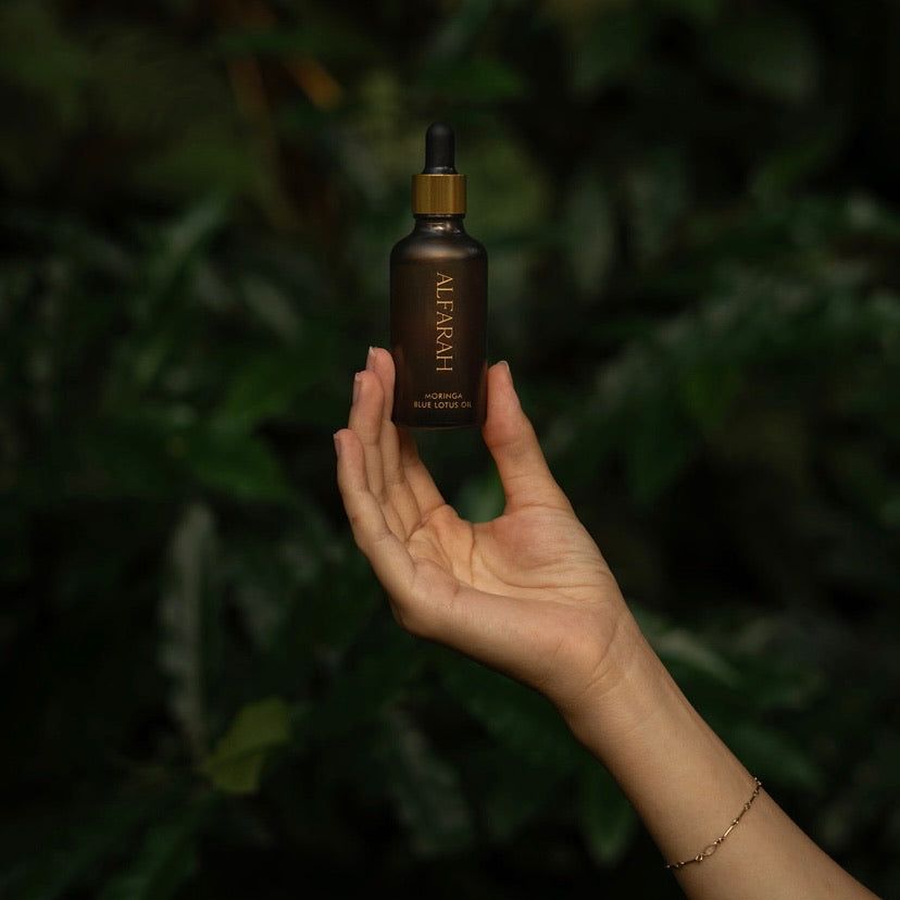 Blue Lotus Infused Moringa Oil