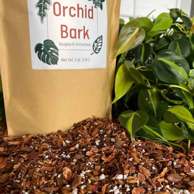 Premium Douglas Fir Orchid Bark - Perfect pH for Healthy Orchid Growth
