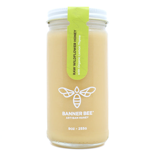 Lemon Thyme Infused Raw Honey