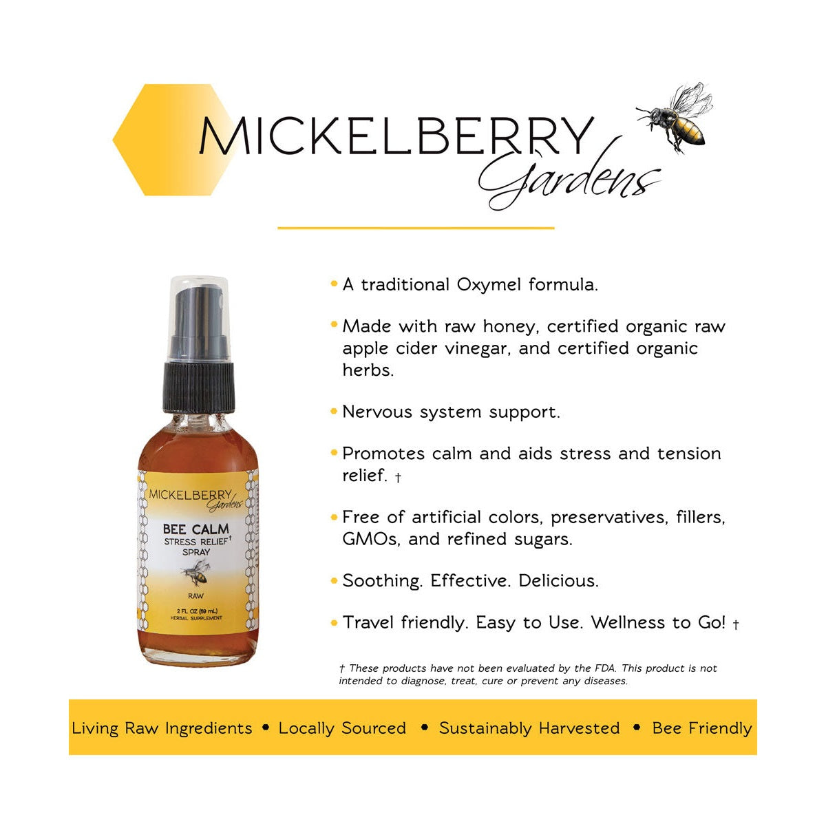 Bee Calm Stress Relief Spray