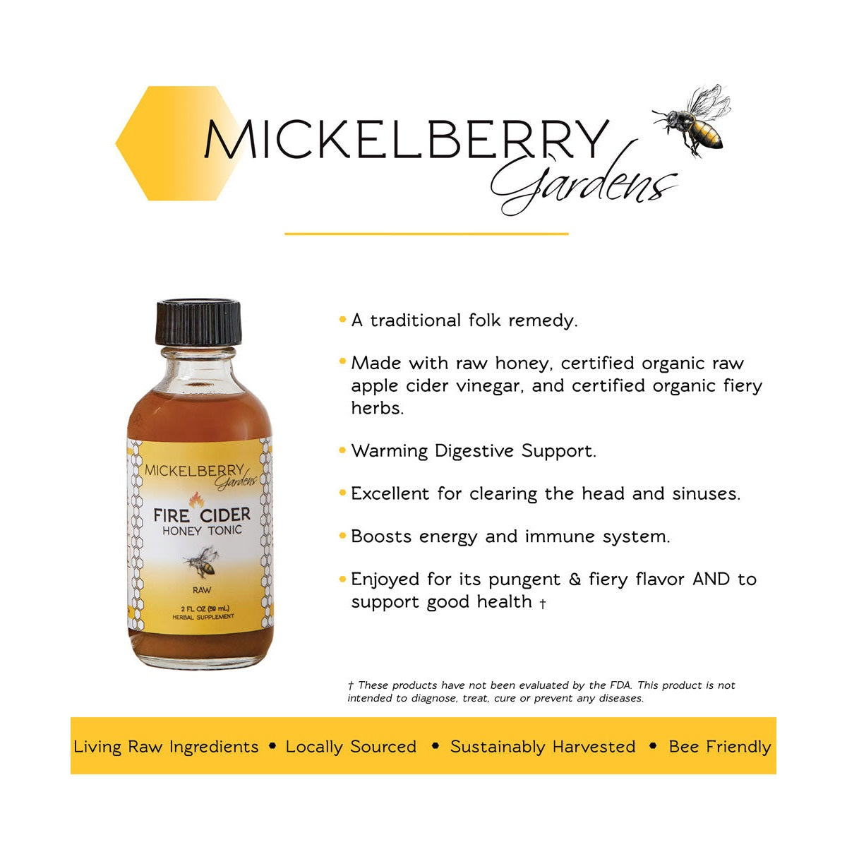 Fire Cider Honey Tonic