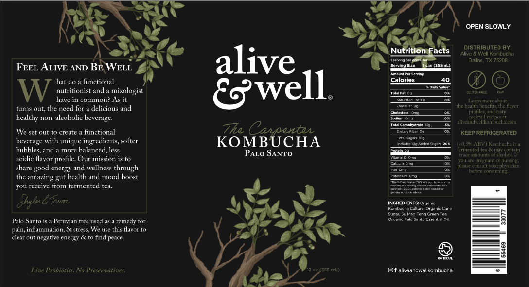 Palo Santo Kombucha