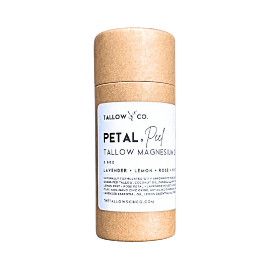 PETAL & PEEL TALLOW MAGNESIUM NATURAL DEODORANT