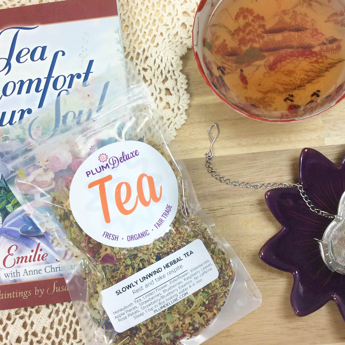 Slowly Unwind Herbal Linden Tea (Linden Flower - Elderflower - Berry)