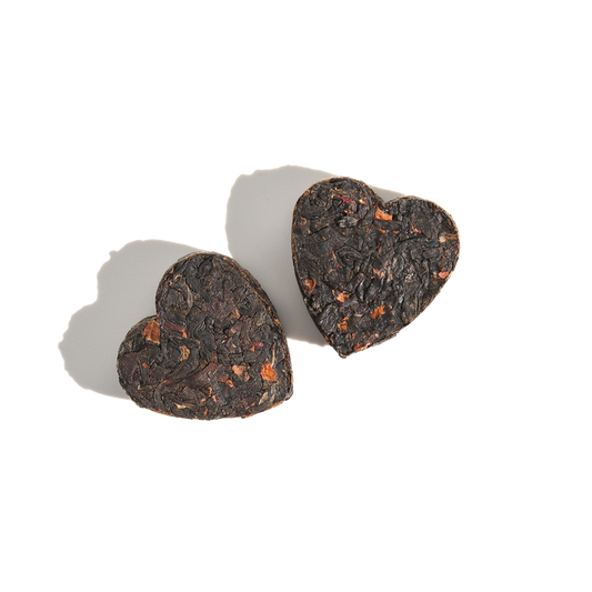 Vanilla Rose Dark Tea (Puerh) Hearts