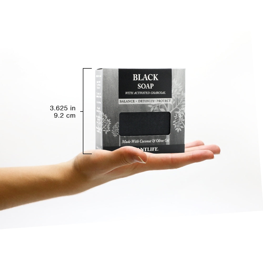 Black Bar Soap with Activated Charcoal