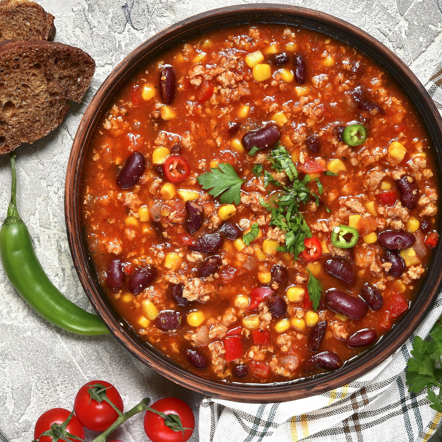 Bell Pepper Flakes (Red-Green)