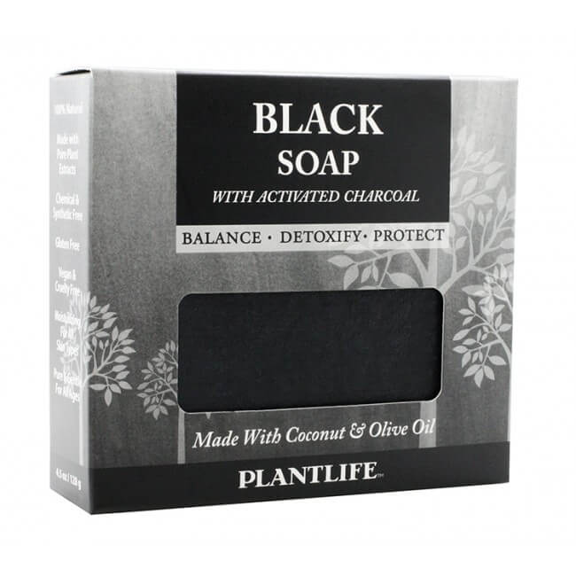 Black Bar Soap with Activated Charcoal