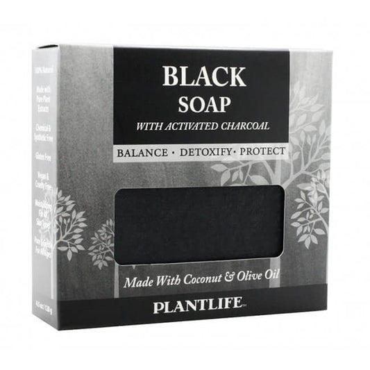 Black Bar Soap with Activated Charcoal
