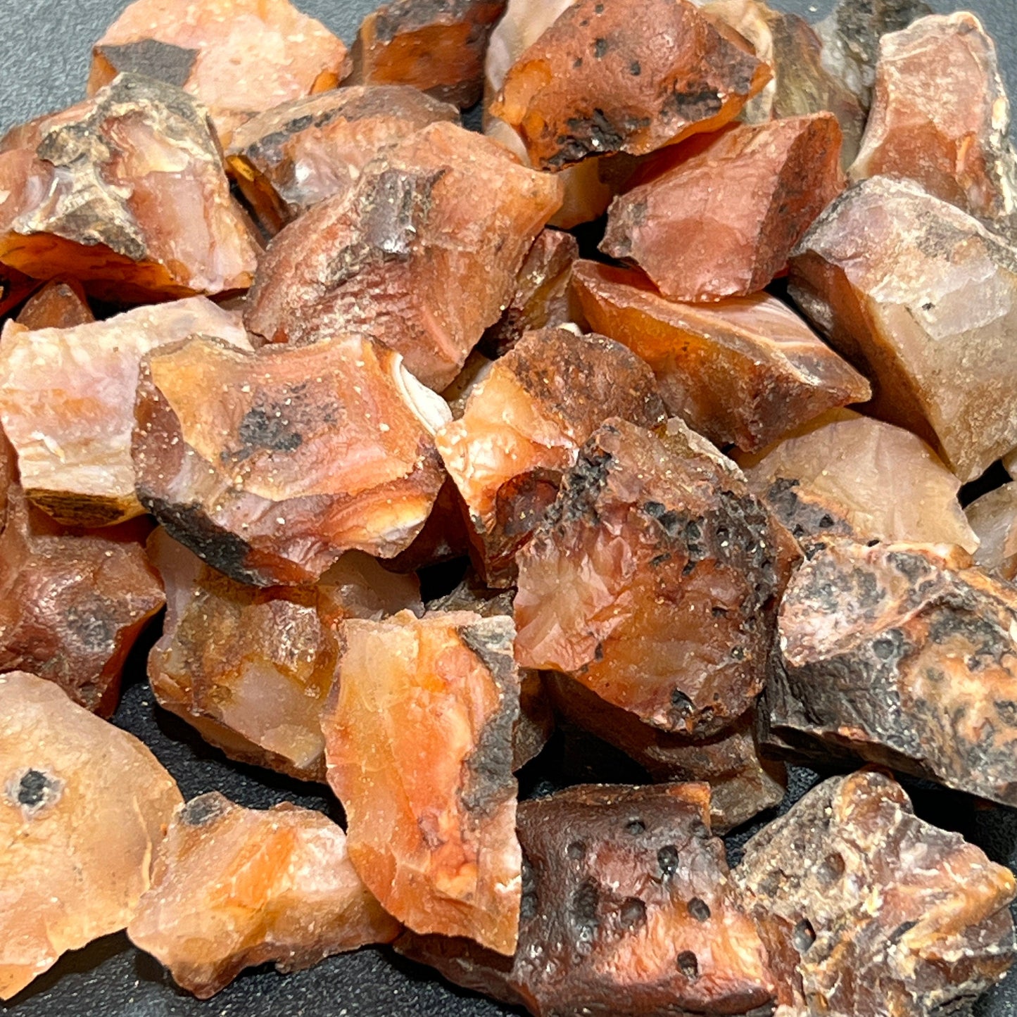 Red Carnelian Agate Crystal Rough Raw Stones (By The Piece Or Pound) Wholesale