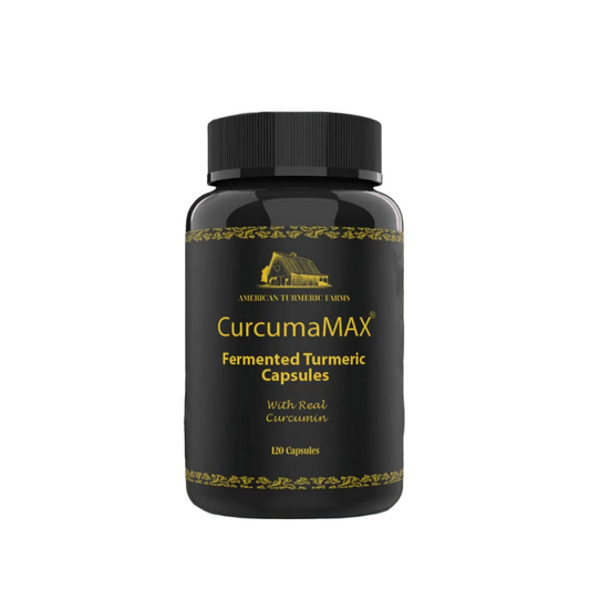 CurcumaMAX Fermented Turmeric Capsules - Boost Your Vitality with 6X Curcumin - 120 capsules