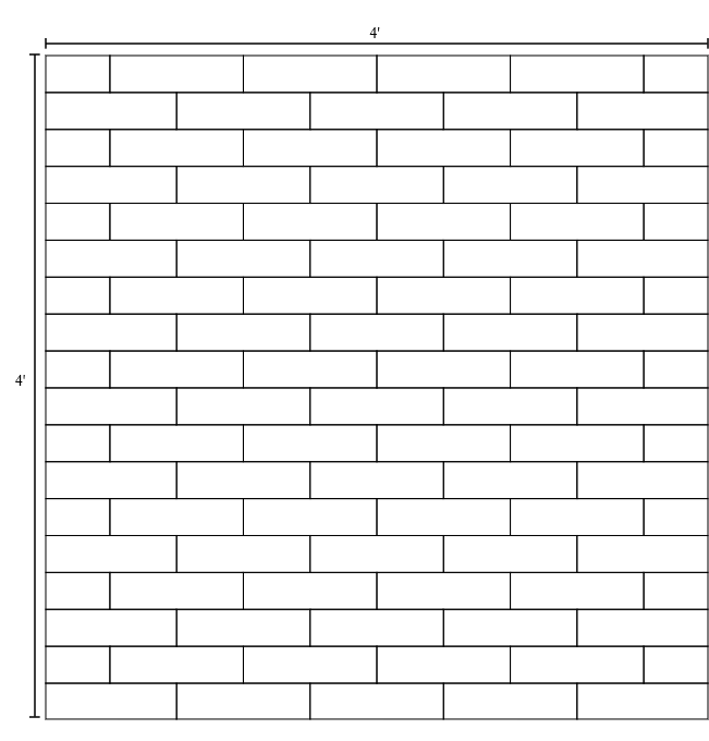 Himalayan Salt Room 4' x  4' Surface Area - 16 Sq feet