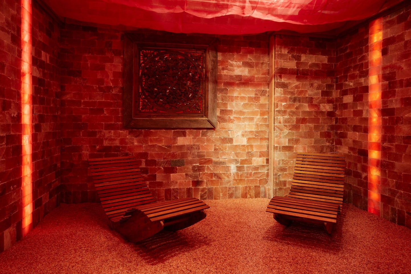 Himalayan Salt Room 4' x  4' Surface Area - 16 Sq feet - 8"x8"x2"